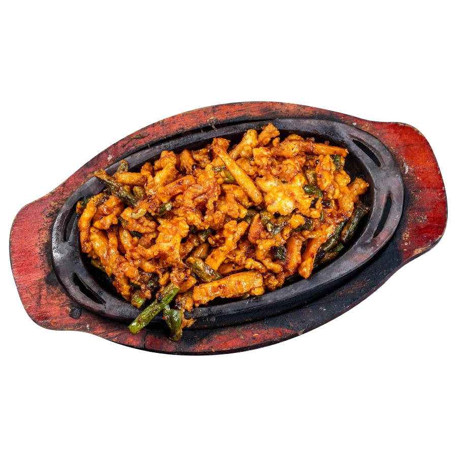 Chicken sizzling