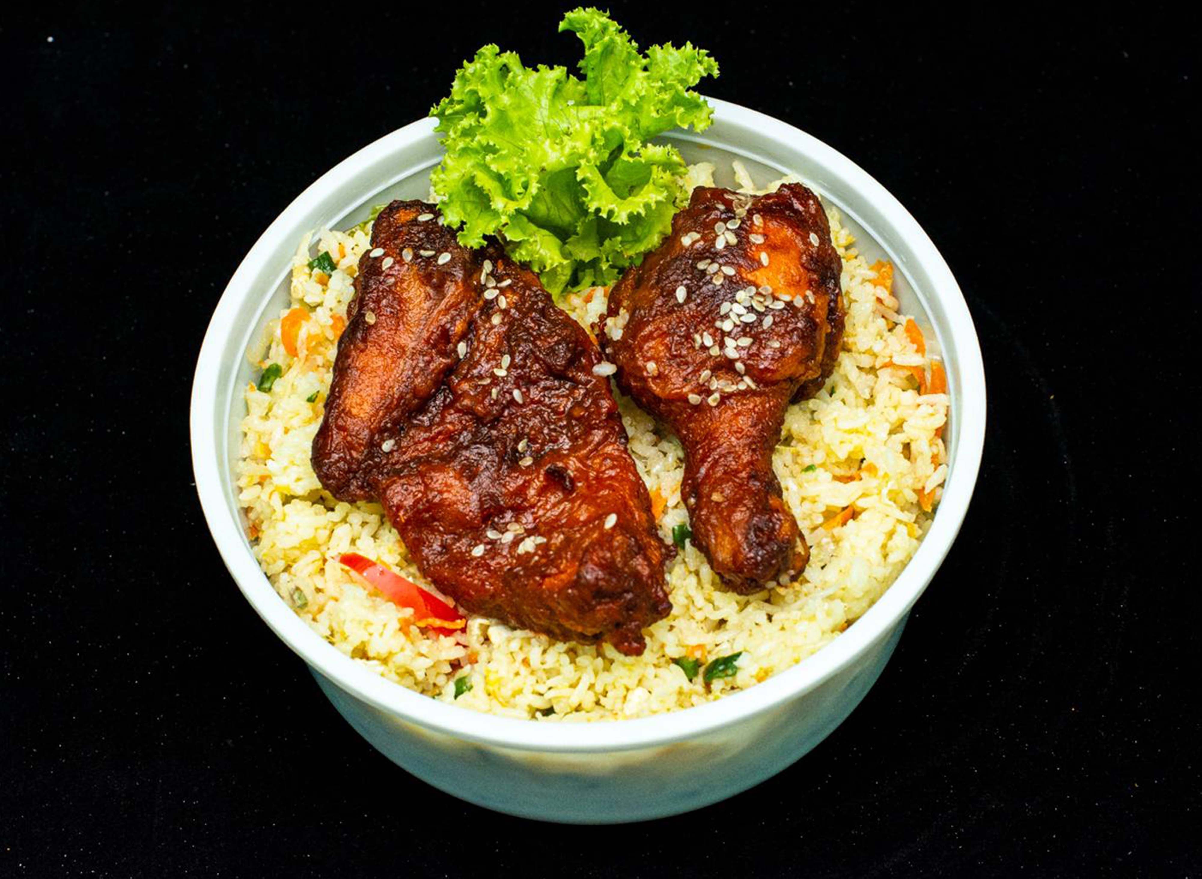 BBQ rice bowl